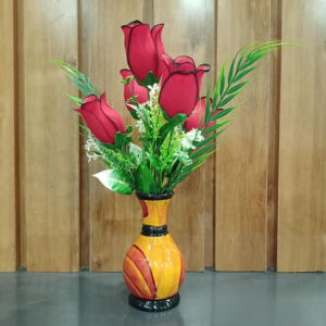 DECOGREEN Meri Gold Bunch VASES, Home Decor Home