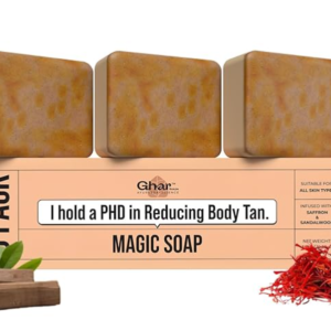 Ghar Soaps Sandalwood & Saffron Magic Soaps For Bath