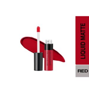 Maybelline New York Sensational Liquid Matte Lipstick Flush It Red 03 7 ml