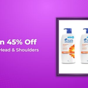 Min 45% Off On Head & Shoulders