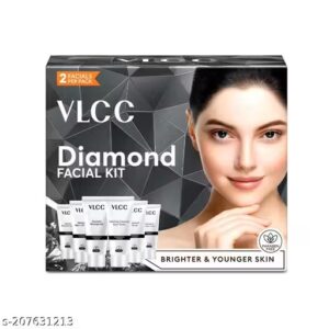 VLCC Diamond Facial Kit -60g - Skin purifying with Parlour Glow