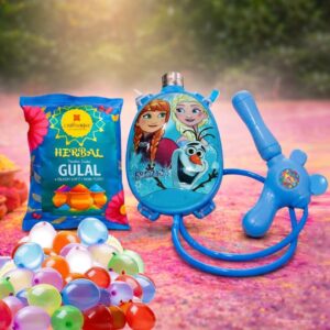 CraftVatika Holi Colours Gift for Kids, Holi Colors Pichkari for Kids, Holi Tank Pichkari, Organic Holi Water Colours for Kids, Holi Items, Safe Holi Gulal Colours