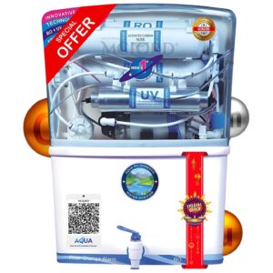 AquaX Pure Ro water Purifier RO+UV+COPPER+ZINC 10 Stages Purification. Advance MTDS and HTDS Membrane, Suitable for all type water with 1 Year Warranty. (AQUA X PURE GRAND+