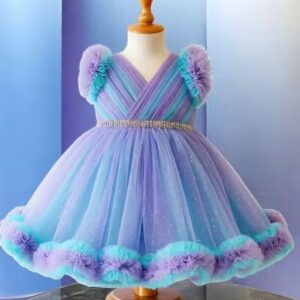 Kids Baby girls dress Frocks Baby girls Princess style Party wear Baby girls Colourfull frocks dresses Net fabric Sky blue colour Aqua blue Firoza Colour Baby girls dress frocks Trendy Customized Baby girls dresses 12 month 18 months 24 month 1 years baby girls dress frocks 2 years baby girls dress frocks 3 years baby girls dress frocks