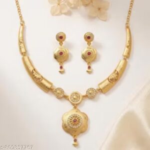Gold Plated Jewellery Set For Girls And Women