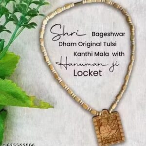 Premium Wooden Hanuman Ji Pendant Mala | Spiritual Protection & Positive Energy Necklace for Men & Women