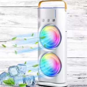 Air Cooler & Fan with Color LED Light | Personal Mini AC Cooler Portable