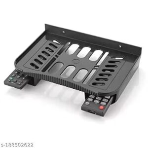 Heavy Duty Wall & Ceiling Mounts for 14 to 42 inch LED/LCD TV Set Top Box/DTH Stand – Wall Mount Stand/ Wi Fi Router Stand, Black (Ideal for All Type of Set Top Box