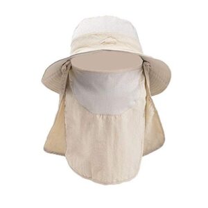 GUSTAVE® Mens Sun Hat Wide Brim Summer Sun Cap UV Protection Fishsing Hat