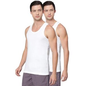 Van Heusen Men’s Cool It Vest – Pack of 2 | 100% Combed Cotton | Keeps you 3degrees cooler | N9 Cool It Technology | Doesn’t lose shape , Moisture‑Activated Heat Reduction | Super Soft | Scoop Neck| Cool Vest | Style 10075