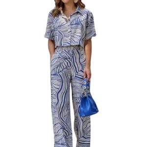 Leriya Fashion Womens Co-ord Set Stylish | Summer Cord Set | Jumpsuit for Western Party Suit | Formal Office Wear & Casual Look | Summer Travel Co Ord Set Beach & Holiday Look