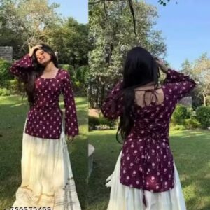 Beautiful Trendy hot short kurti