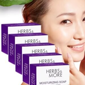 Moisurizing Soap-Soap-Healthy And Refreshed Skin Soap- Anti-Bacterial Soap- Skin Whitening Soap-Suitable for All Skin Types-Use For Women & Men(PACK OF 5)