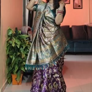 Wine Pashmina Saree, Pashmina Saree for Women, Wine Saree, Pashmina Silk Saree, Traditional Pashmina Saree, Designer Pashmina Saree, Wedding Wear Saree, Festive Saree, Party Wear Saree, Ethnic Saree for Women,